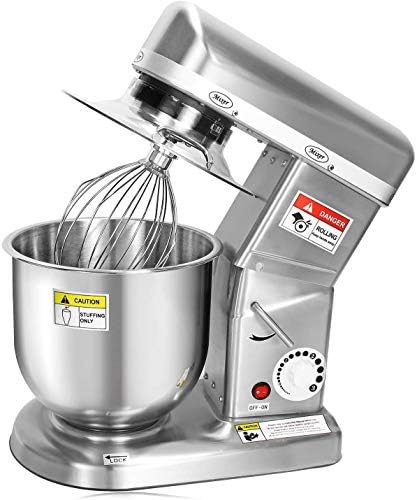 CGOLDENWALL Multi Functional Stand Mixer Tilt-Head Stand Mixer Stainless Steel Kitchen Food Mixing