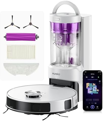 Eureka E20 Plus Robot Vacuum with Bagless Self Emptying Station