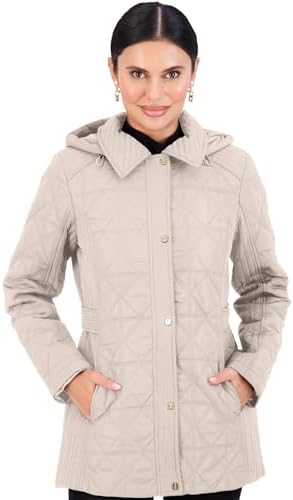 Jones New York Puffer Jacket Womens, Women Jacket Winter, Quilted Jackets for Women