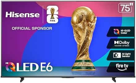 Alt Text for image 1: Hi-QLED Color technology on Hisense TV